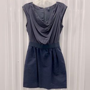 Fitted-mini Navy Dress